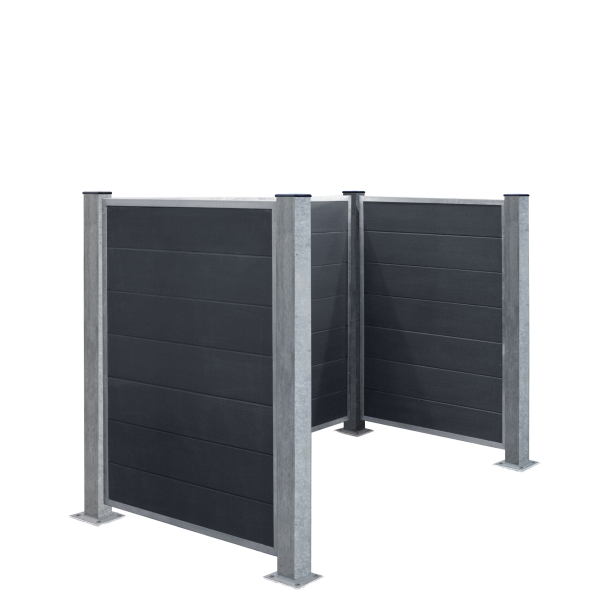 Plus Renovationsskjul Futura stlstolpe F. 198x108x127 cm stlstolper t/fundament