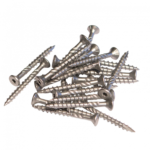 Plus Skruer til montering af beslag p trstolper 24 stk. / 5 x 50 mm