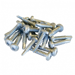 Plus Skruer til montering af hegn p stlstolper 24 stk. / 5 x 25 mm