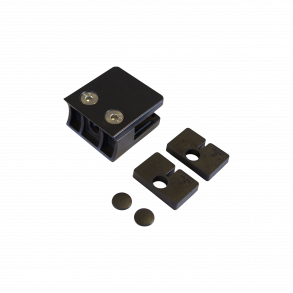 Plus Glasbeslag til rund stolpe Pk. med 2 stk.