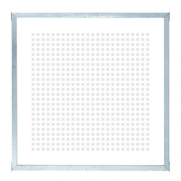 Plus Glashegn m/silketryk i ramme 90x90 cm