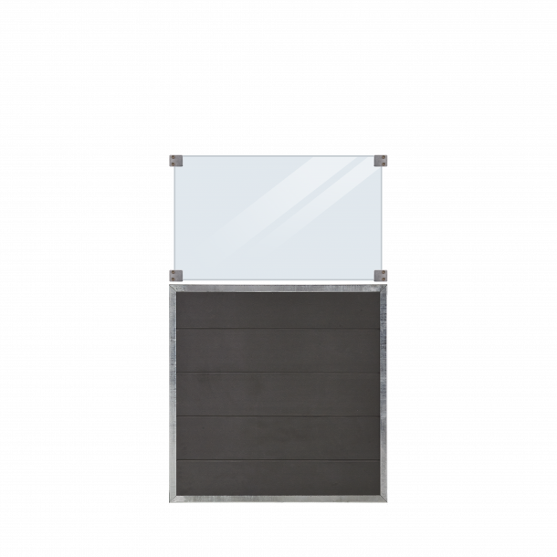 Plus Futura Komposithegn m/glas 90x145 cm ekskl. Skruer