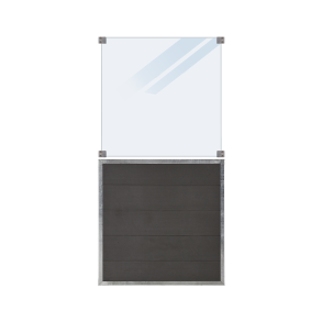 Plus Futura Komposithegn m/glas 90x180 cm ekskl. Skruer