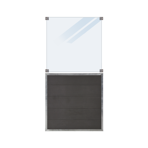 Plus Futura Komposithegn m/glas 90x180 cm ekskl. Skruer