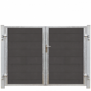 Plus Futura Dobbeltlge hjre 197x145 cm + 16 cm stolper ekskl. Skruer