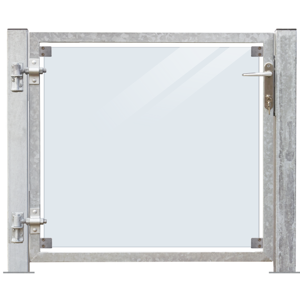 Plus Glaslge Venstre 99x91 cm + 16 cm stolper t/fundament