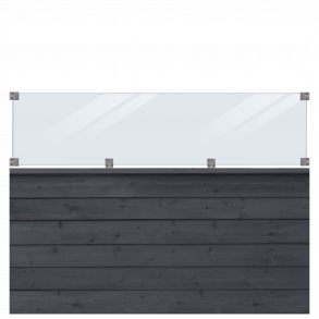 Plus PLUS Klink Profilhegn inkl. glas 174x125 cm