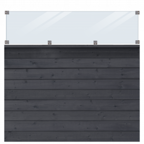 Plus PLUS Klink Profilhegn inkl. glas 174x163 cm