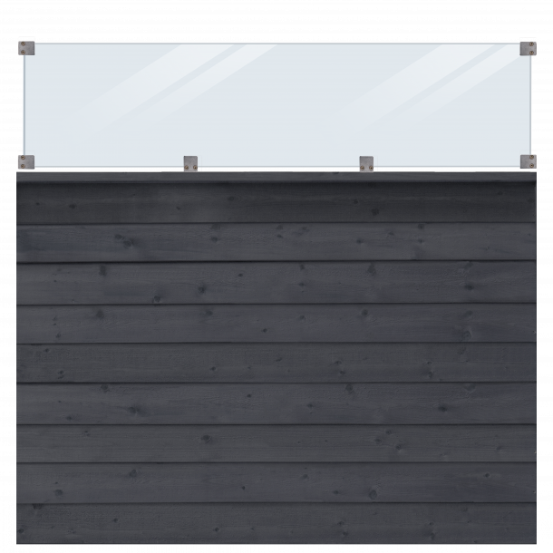 Plus PLUS Klink Profilhegn inkl. glas 174x163 cm