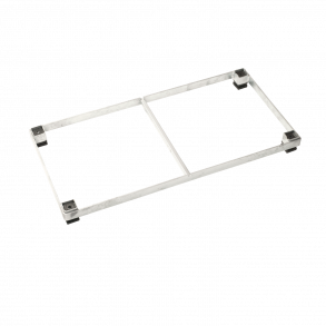 Plus Ramme m/stillesko til Cubic rist Hjde med rist inkl. stillesko