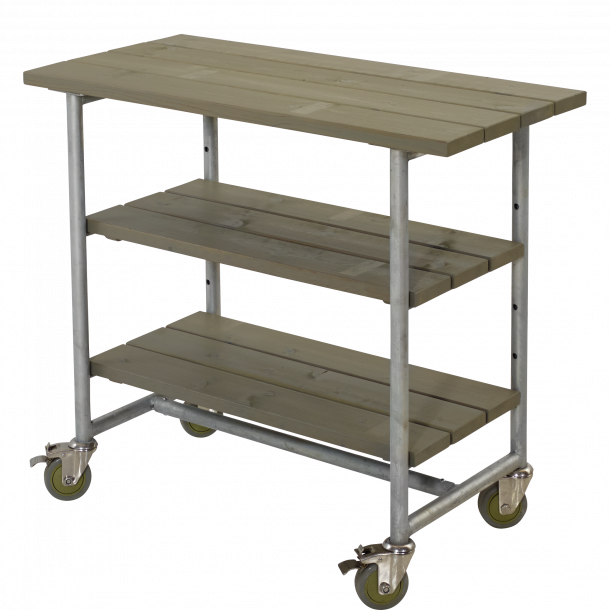 Plus Urban Picnic Plante-/Grillbord m/2 hylder 100x50x90 cm