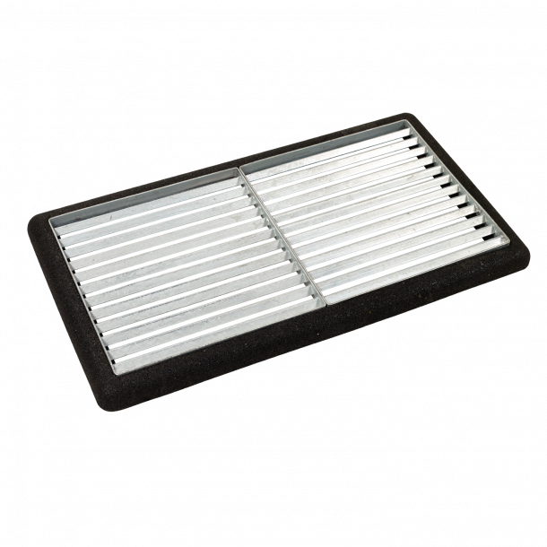 Plus Cubic rist inkl. gummiramme 48x88x4 cm - 2 riste 40x40 cm