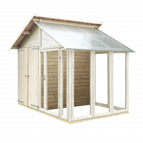 Plus Redskabsrum / Drivhus 6,6 m² 316x208 cm