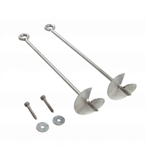 Plus Jordanker til Gyngestativer 2 stk. - Inkl. franske skruer