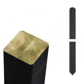 Plus Stolpe Omlimet spids/afrundet 7x7x208 cm