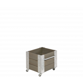 Plus Cubic Blomsterkasse 46x50x45 cm inkl. hjul
