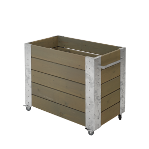 Plus Cubic Blomsterkasse 87x50x70 cm inkl. hjul