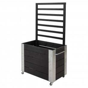 Plus Cubic Blomsterkasse m/espalier 87x50x155 cm inkl. hjul