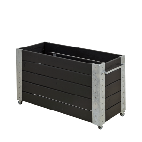 Plus Cubic Blomsterkasse 120x50x70 cm inkl. hjul