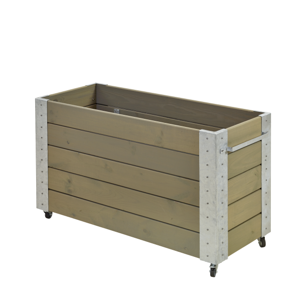 Plus Cubic Blomsterkasse 120x50x70 cm inkl. hjul