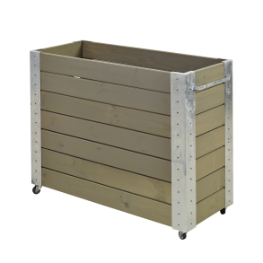 Plus Cubic Blomsterkasse 120x50x95 cm inkl. hjul