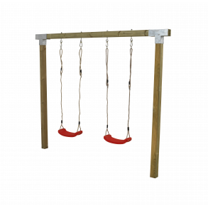 Plus Cubic Gyngestativ 268x9x209 cm - inkl. 2 rde gyngesder