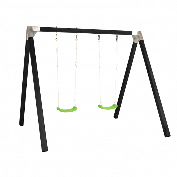 Plus Gyngestativ Luxus 268x260x225 cm - incl. 2 grnne gynger