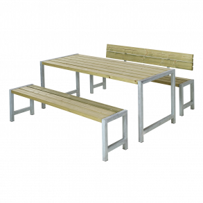 Plus Plankest Bestr af:  Bord og 2 Bnke + 1 Rygln