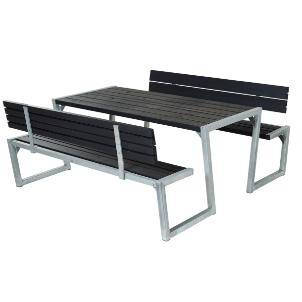 Plus Zigma Bord/Bnkest m/2 rygln 176x198x73/45,5 cm