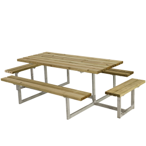 Plus Basic Bord-/Bnkest m/2 pbygninger 260x160x73/45 cm