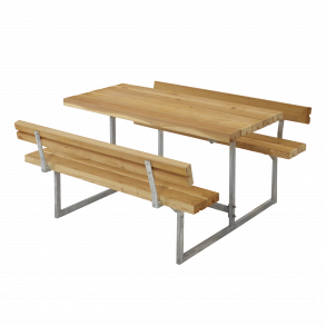 Plus Basic Brne Bord/Bnkest m/2 rygln 125x110x59 cm