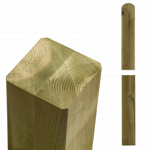 Plus Stolpe Omlimet lige/afrundet 9x9x298 cm