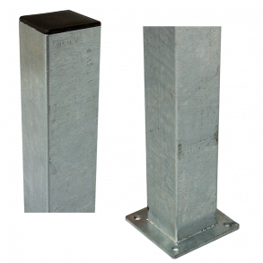 Plus Stlstolpe m/fod 8x8x150 cm