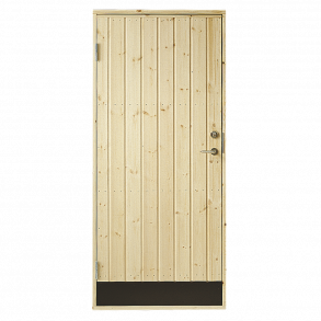 Plus Plus udhusdr, panel, inkl. karm, Venstre 886x1978mm