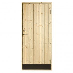 Plus Plus udhusdr, panel, inkl. karm, Hjre 886x1978mm