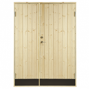 Plus Plus udhusdr dobbelt, inkl. karm 1278x1878mm