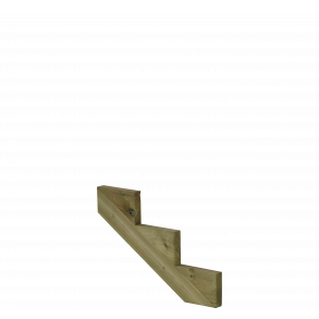 Plus Trappevange 3 trin 75x51 cm