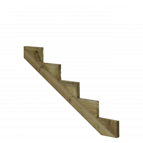 Plus Trappevange 5 trin 125x85 cm