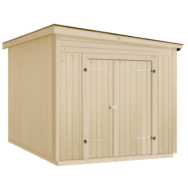 Plus Modul redskabsrum skr 7,5 m2 Grundml: 229,4x328,9cm H:223/247,8