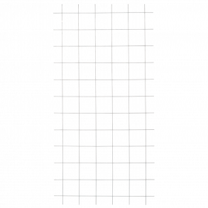 Plus Stlespalier - Maskestr. 15x15 cm u/kant 90x180 cm 5 mm