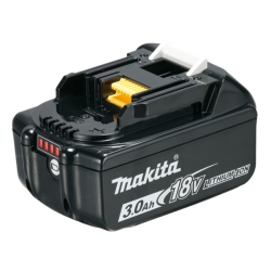 MAKITA BATTERI BL1830B U/EMB. 632G12-3 18V 3,0 AH SORT