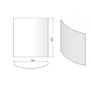 (TT2+TT3)Glas 40x35cm