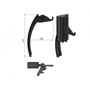 Sort hndtag til TT21 serien