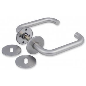 Jasafe Drgreb U-form 19mm. - Rustfri - Med klik roset - Indvendig brug