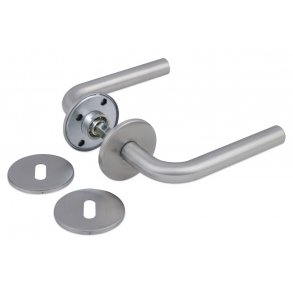 Jasa Drgreb L-form 19 mm. - Rustfri - Med klik roset - Indvendig brug