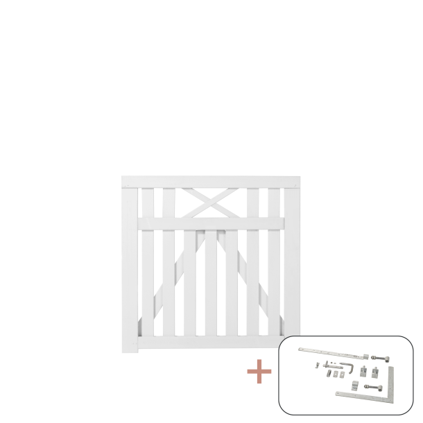 Vinesse Enkeltlge inkl. beslag - 100&times;98 cm