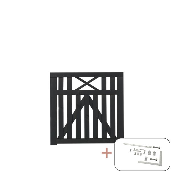 Vinesse Enkeltlge inkl. beslag - 100&times;98 cm