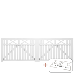 Vinesse Dobbeltlge inkl. beslag - 300×98 cm