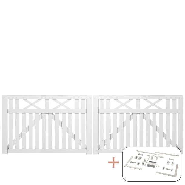 Vinesse Dobbeltlge inkl. beslag - 300&times;98 cm