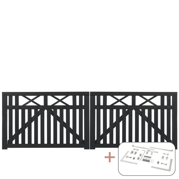 Vinesse Dobbeltlge inkl. beslag - 300&times;98 cm